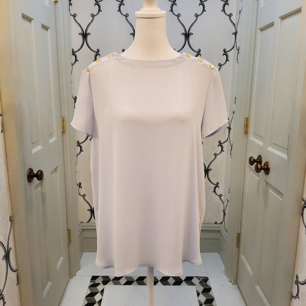 Light Blue shell blouse. Size M. LOFT
